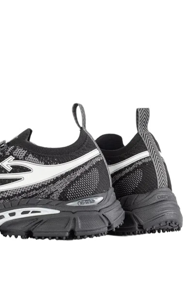 Off-white Return Canvas Sneakers Pull Tab Sole In Black