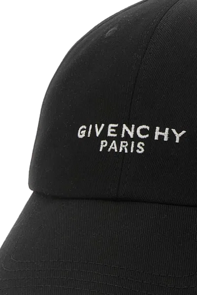 Givenchy Bpz0cap0c4 Logo-embroidered Cotton Twill Baseball Cap In Black