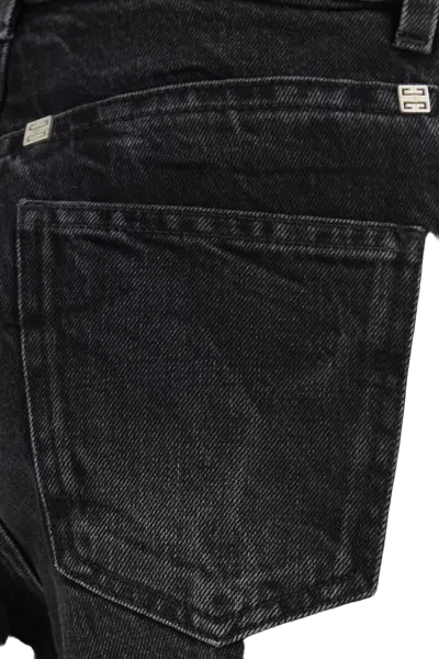 Givenchy High-rise Black Denim Jean In Black