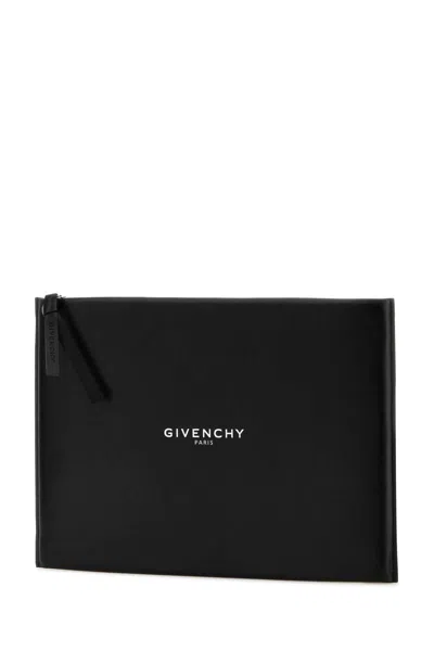 Givenchy Paris Clutch In Black