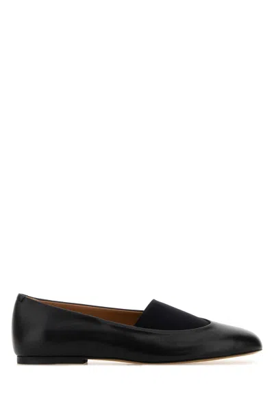 Jil Sander Calf Leather Slip-on Flat In Multi