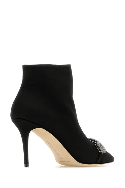 Manolo Blahnik Blck Boot In Black