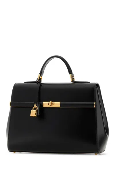 Dolce & Gabbana Gold-hardware Top Handle Top Handle Bag In Black