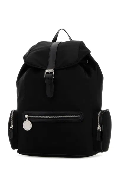 Stella Mccartney Nylon Backpack Backpack In Black