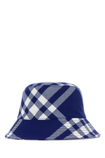 Burberry Embroidered Polyester Blend Bucket Hat In Multi