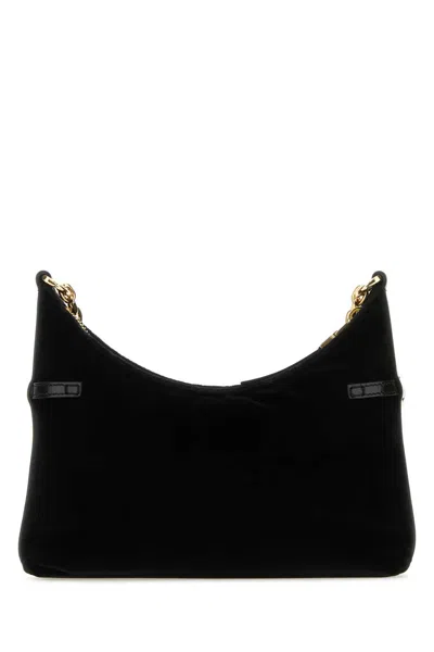 Givenchy Chain-strap Suede Shoulder Bag In Black