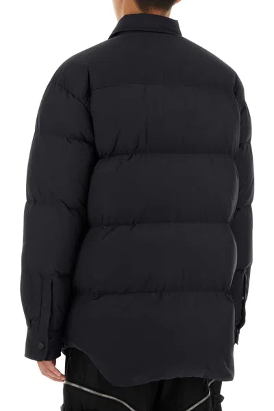 Off-white Off White Men Black Polyester Down Jacket In Black