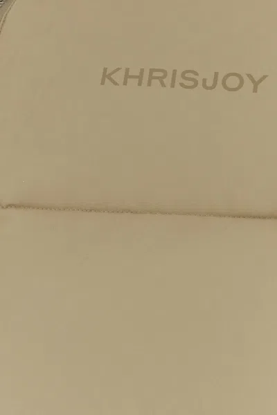 Khrisjoy Oversized Bomber Jacket In Brown