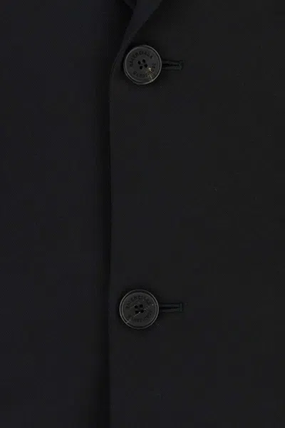 Balenciaga Long Sleeve Single Breasted Tailored Jacket In Black