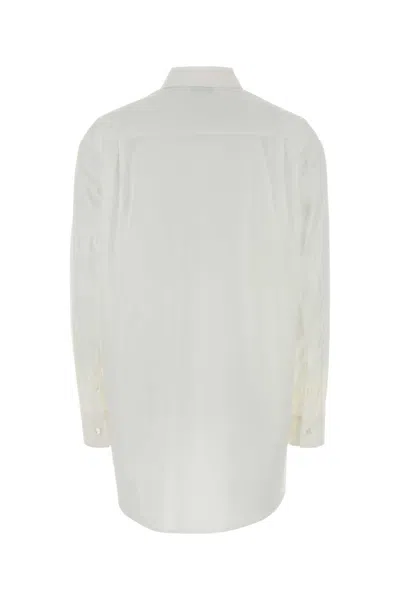 Jil Sander Cotton Muslin Button-front Shirt In White