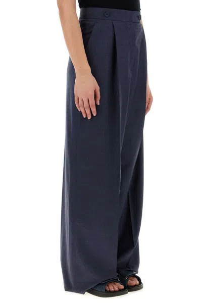Givenchy Pleated Pants In Blue