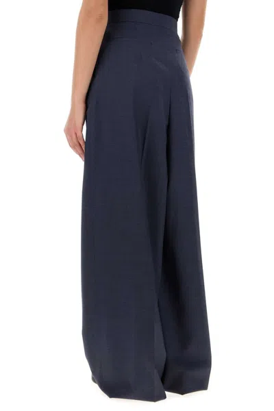 Givenchy Pleated Pants In Blue