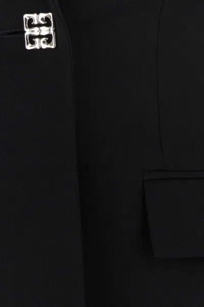 Givenchy Wool Single-breasted Blazer In Black