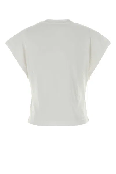 Agolde Cotton T-shirt In White