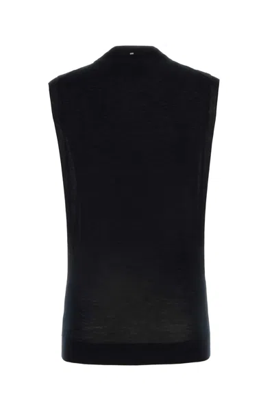 Sportmax Wool Silk Sweater In Black