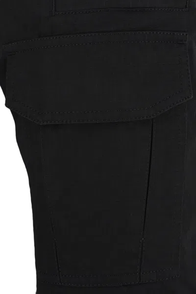 Givenchy Multi-pocket Cotton Cargo Pants In Black