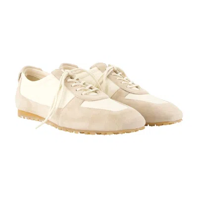 Aeyde Uma Sneaker In Ivory