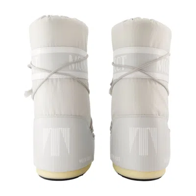 Moon Boot Icon Teddy Boots In Gray