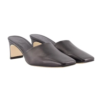 Aeyde Blithe Square-toe Mules In Black