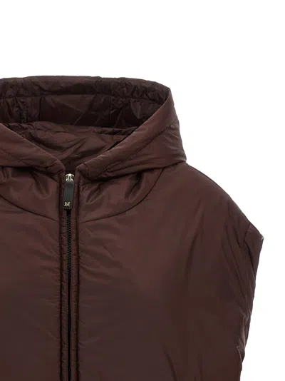 Max Mara The Cube Vest In Brown