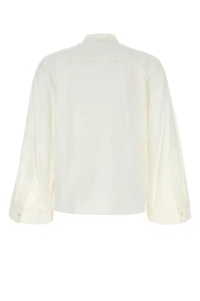 Tory Burch Cotton Bow Tunic In White