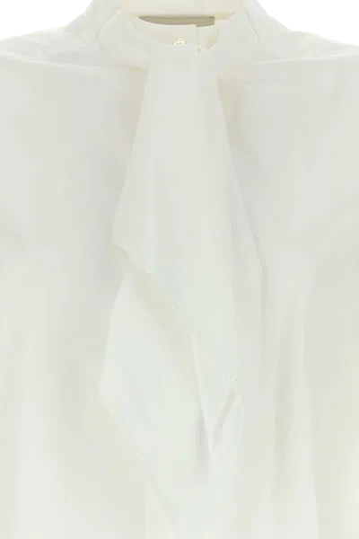 Tory Burch Cotton Bow Tunic In White