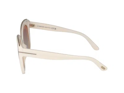 Tom Ford Ft0944 Oversized Square-frame Sunglasses In Cream