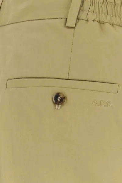 A.p.c. Straight-leg Casual Trousers In Neutral
