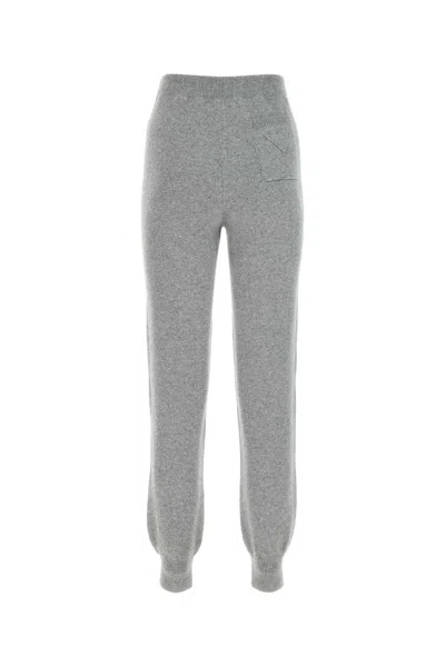 Prada Practical Cashmere-blend Joggers For Women In Gray