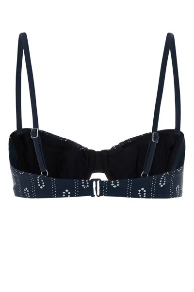 Tory Burch Pasley Bikini Top In Blue