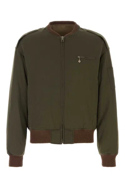 Visvim Gunner Down Jacket In Green