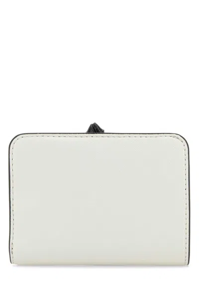 Marc Jacobs Leather Mini Wallet In White