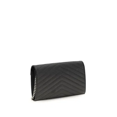 Saint Laurent Wallet In Black