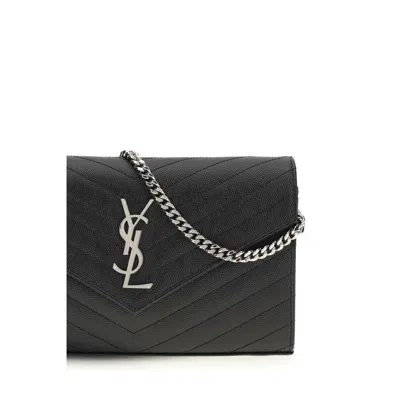 Saint Laurent Wallet In Black