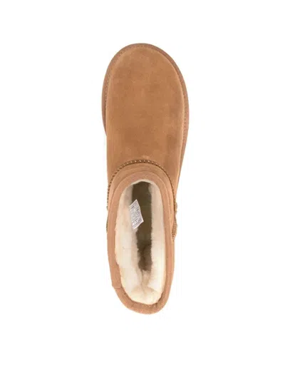 Ugg Platform Ankle Boots In Brown