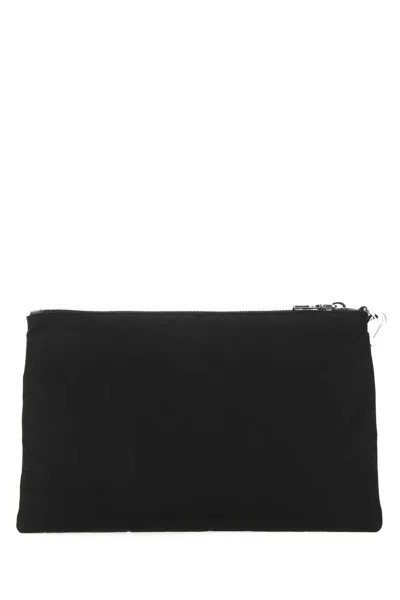 Prada Re-nylon Clutch In Black