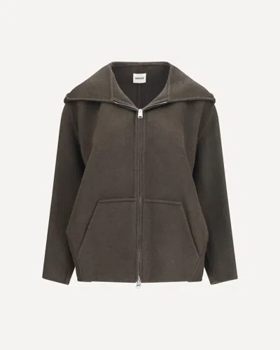 Khaite Dolem Jacket In Gray