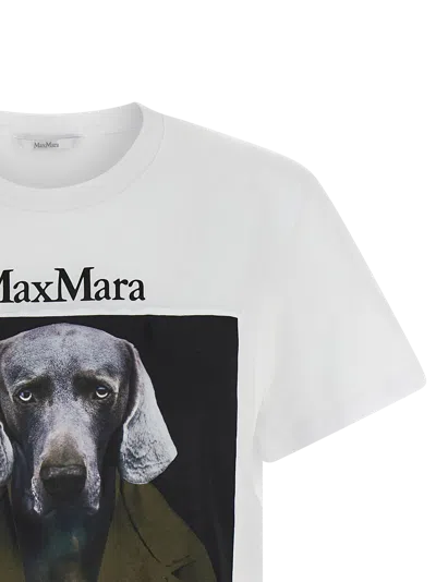 Max Mara Graphic Print T-shirt In White