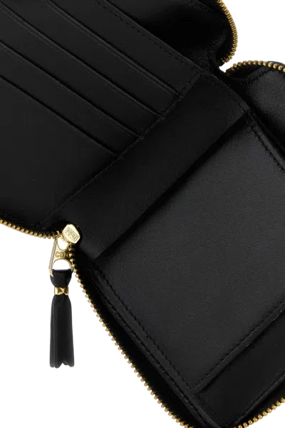 Comme Des Garçons Logotype Wallet In Black
