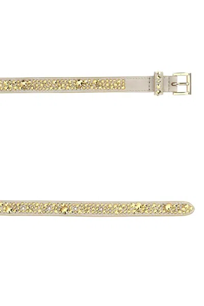 Prada Cintura Belt In Silver