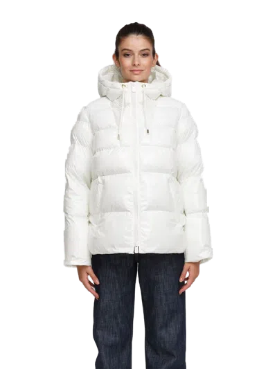 Pinko Eleodoro Down Jacket In White