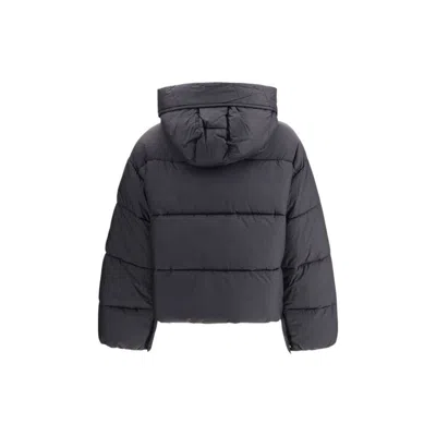 Pinko Quilted Puffer Down Jacket In Black