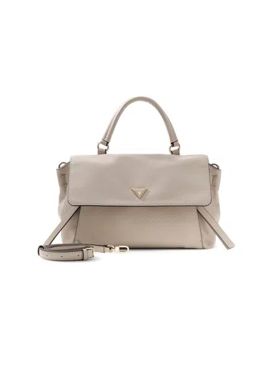 Guess Devon Top Handle Bag In Beige