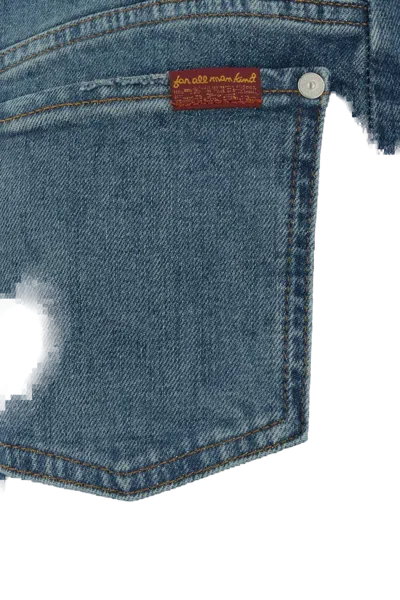 Seven For All Mankind Jeans Lotta Panel In Blue