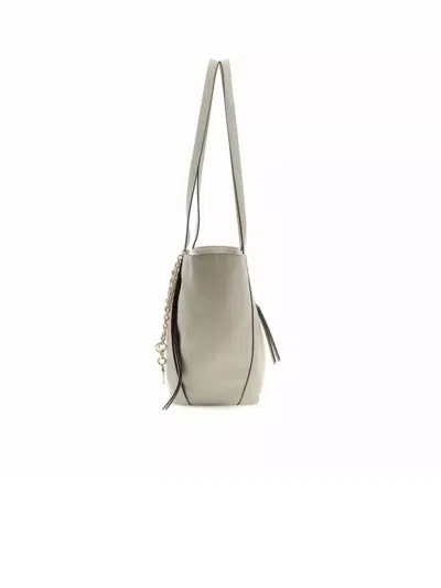 Guess Devon 3 Comp Tote Bag In Beige