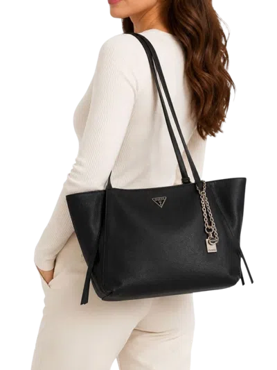 Guess Devon Tote Bag In Black