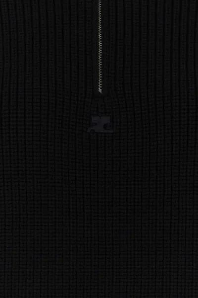 Courrèges Courreges Wool Sweater In Black