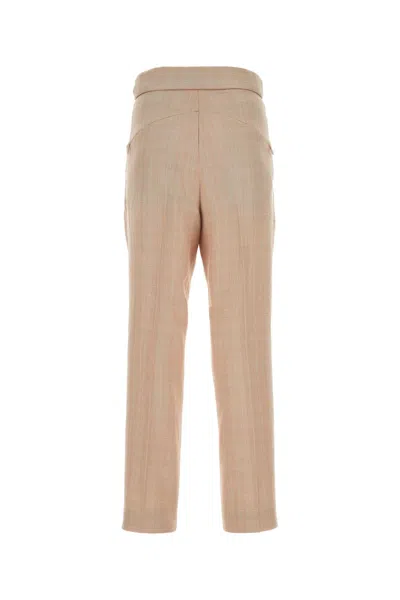 Needles Embroidered Polyester Blend Pant In Neutral
