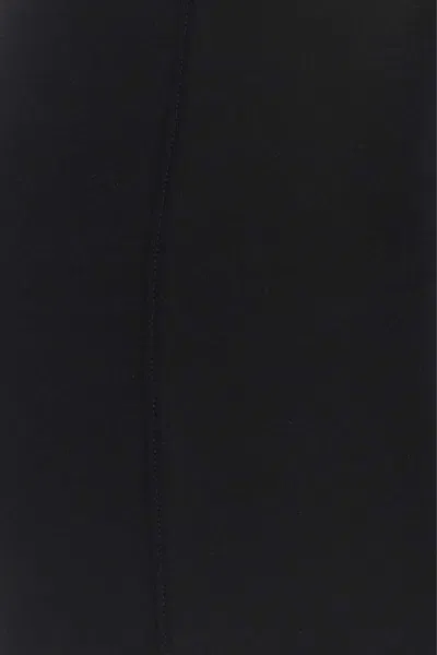 Coperni Black Stretch Nylon Triangle Skirt In Black