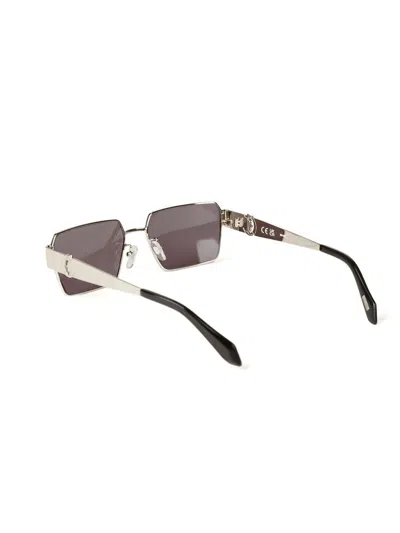 Just Cavalli Sjc153 Rectangular Metal Frame Sunglasses In Multi